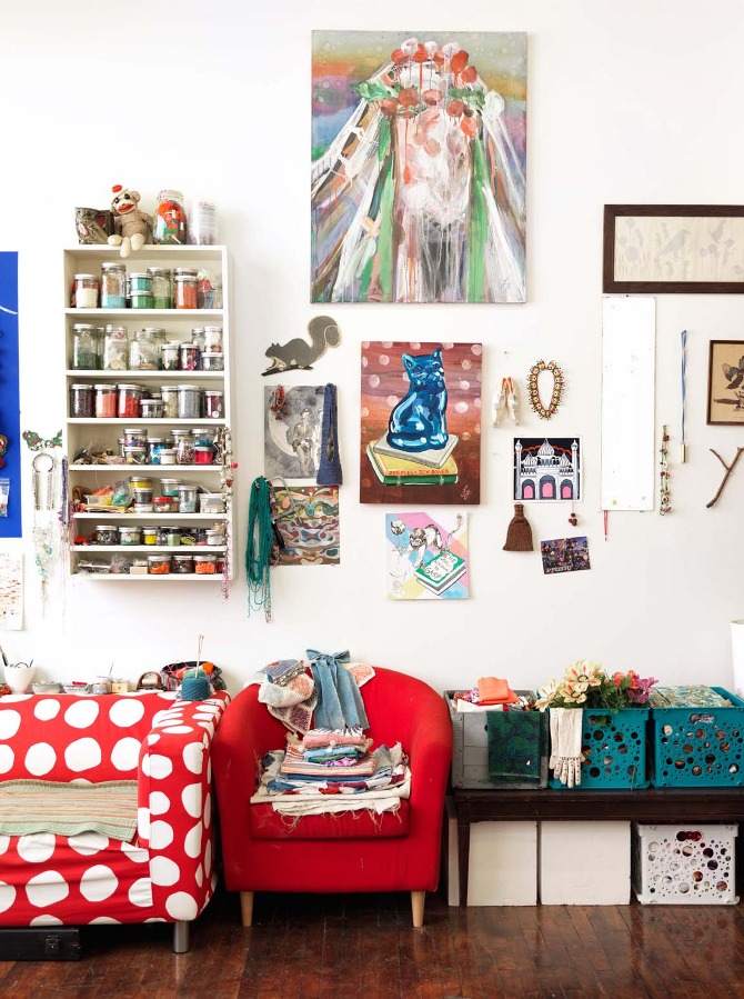 Fanny och Bill Gentel i Brooklyn, hemma-hos-reportage Brooklyn, lägenhet Brooklyn, Petra Bindel, fotograf Petra Bindel, volang blogg, volang elle, inspiration, inredningsblogg 2012, inredningsblogg elle,  